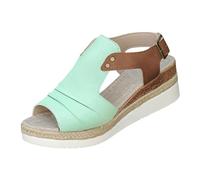 Generisch Zapatos de verano para mujer con tacón de cuña, sandalias ortopédicas para mujer, sandalias deportivas de verano con plataforma antideslizante, sandalias de tiras cómodas para verano