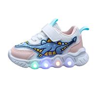 Generisch Zapatos deportivos de dinosaurios de dibujos animados para niñas, zapatos transpirables de malla, zapatos pequeños y medianos para niños, RD2., 28 EU