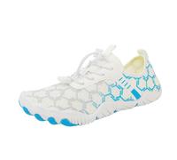 Generisch Zapatos descalzos ligeros para mujer, adecuados para natación, buceo, surf, yoga, deportes al aire libre en la playa, azul celeste, 37 EU