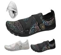 Generisch Zapatos descalzos para hombre y agua, zapatos de baño para mujer, zapatos de natación, zapatos de playa, zapatos de surf, Negro , 40 EU