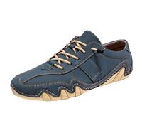 generisch Zapatos descalzos para hombre, zapatos de senderismo, hechos a mano, antideslizantes, transpirables, zapatos deportivos cómodos, zapatos deportivos ligeros, zapatos de correr, azul oscuro