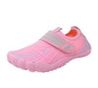 Generisch Zapatos descalzos para niños, calcetines acuáticos, para niñas, niños, natación, playa, mar, piscina, pies descalzos, secado rápido, zapatos de agua, Z2 rosa., 29 EU