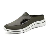 Generisch Zapatos Hombres Hombres Zapatos Casuales Transpirables Nuevas Zapatillas de Verano con Parte Inferior Suave Sandalias Ligeras Cómodas Cien Zapatos, Verde militar., 44 EU