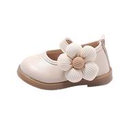 Generisch Zapatos Mary Jane para niña, zapatos de princesa, flores apliques, zapatos para niños, zapatos de verano transpirables para colegiala, zapatos de colegiala | Forro de cuero suave/otoño