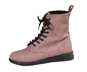 Generisch Zapatos Mujer Botines con Cordones Coser Sólido Plano Con Zapatos Características: Zapatos De Las Señoras Chanclas, Rosa., 40 EU