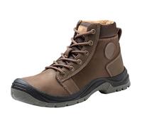 Generisch Zapatos Negro Botas de Hombre,Hombres Primavera Invierno Soldadura Zapatos de Trabajo,Plataforma Antideslizante de Color Sólido,Zapatos Casuales Altos Ancho Ancho,Zapatos anticonstrucción