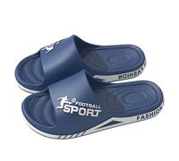 Generisch Zapatos ortopédicos para hombre de verano transpirable masaje suave suela de secado rápido zapatillas cómodas zapatos planos mocasín zapatillas hombre, marine, 47 EU