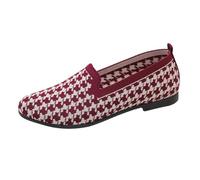 Generisch Zapatos ortopédicos para mujer, zapatillas ligeras, zapatos para diabéticos, cómodas, transpirables, informales, para correr, al aire libre, verano, anchas, zapatillas de deporte, rojo, 36