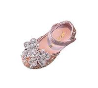 Generisch Zapatos para aprender a andar Rhinestone brillante princesa zapatos bebé niñas zapatos para y boda zapatos de baile, Rosa., 31 EU