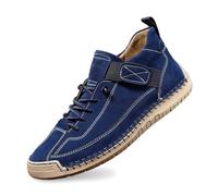 Generisch Zapatos para mujer, zapatos ortopédicos, cómodos, sin dolor, transpirables, impermeables, para correr, para el tiempo libre, ligeros, suelas suaves, zapatillas deportivas, C azul oscuro., 37