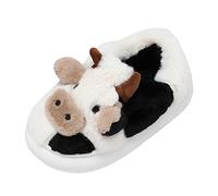 Generisch Zapatos para niños Dormitorio Vaca Algodón Zapatos Invierno Interior Exterior Zapatillas para Niñas Zapatillas de Casa Niños (BK2, 27 Toddler)