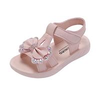 Generisch Zapatos para niños Sandalias Niñas Suelas suaves Zapatos para niños Talla Mediana Nubao Princesa Sandalias Azul, Rosa., 29 EU