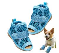 Generisch Zapatos para perros | Bandas reflectantes y protección para patas de cachorros | Zapatos de malla para perros | para el hogar, al aire libre, en el asfalto caliente, caminar, senderismo y
