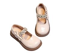 Generisch Zapatos planos de niña Zapatos de princesa Zapatos clásicos Mary-Jane para vestidos de novia Zapatos escolares Diseño de punta redonda Zapatos planos para niña Mary Jane Zapatos formales