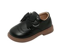 Generisch Zapatos planos de princesa bailarinas clásicas de Mary Jane para niñas con lazo, sandalias de ocio estéticas modernas para fiestas, cosplay, negro1, 31 EU