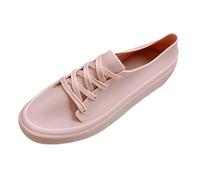 Generisch Zapatos Señoras Signo Cuatro Moda Antideslizante Botas de lluvia con manguera, Botas de agua Zapatos al aire libre Damas Impermeable Ligero, Rosa., 39 EU