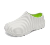 Generisch Zuecos de jardín para hombre, antideslizantes, con soporte de arco, zapatos anchos y cómodos, resistentes al agua, resistentes al aceite, zapatos de trabajo para restaurante y enfermería