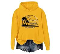 Generisches es ist 5 am überall wo ich im Ruhrestand bin in, Langarm Thermalpullover Buchzeit Sweatshirt Casual Mental Health Sweatshirt Streetwear Street Vintage für Frauen im Herbst Winter, amarillo