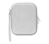 Generisches Kartenkoffer für YOTO Karten Soft tragbare Ordner mit Zipper & Taschen tragbare Yoto Kartenhalter -Butmittel -Hülle -Halter für Yoto und Yoto Mini Cards Speicherspeicher, gris