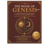 Genesis: A Canonical Journey Through Scripture: Daily Bible Crossword & Word Search Puzzles with KJV Devotional Reflections for Teens and Adults.
