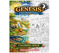 Genesis A story through cration: A biblical colouring book for kids