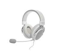 Genesis Gaming Auriculares gaming Toron 301 – con cable, minijack, micrófono desmontable, blancos