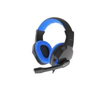 AURICULARES GAMING GENESIS ARGON 100 2.0 MINI JACK NEGRO-AZUL