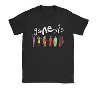 Genesis Band T-Shirt Men Awesome Pure Cotton tee Shirt Black XL