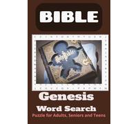 Genesis Bible Word Search Puzzle Book: Word Searches with Easy to Read Print from the Book of Genesis, Bible Names and Places and More | 6x9, 110 ... Gifts for Vacations, Holidays, and Free Times