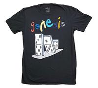 Genesis Camiseta oficial de The Last Domino? Tour Nue para hombre, color negro, Negro , M