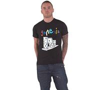 Genesis Camiseta The Last Domino? Tour Nue oficial para hombre, color negro, Negro , S