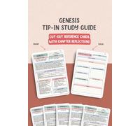 Genesis Chapter-by-Chapter Tip-In Bible Study Guide: Cut-Out Reference Cards with Chapter Reflections (Complete Chapter-by-Chapter Tip-In Bible Study Series)