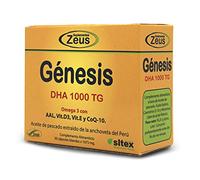 GÉNESIS DHA | Contribuye tanto a nivel cerebral como cardiovascular | Complemento Alimenticio a base de Aceite de pescado, Ácido lipoico, CoQ10 y Vitaminas | 30 Cápsulas Blandas