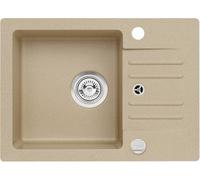 Genesis Foxtrot fregadero de granito 58x42 cm beige 9653255