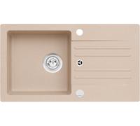 Genesis Foxtrot fregadero de granito 75x42 cm beige 9603255