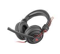 Genesis h70 auriculares alámbrico diadema juego negro, rojo