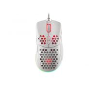 Genesis Krypton 555 Ratón Gaming mano derecha RGB USB Óptico 8000 DPI Blanco