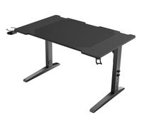 Genesis mesa gaming 120cm acero y mdf altura regulable led paneles mod