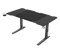 Mesa Gaming Genesis Holm Modular 140cm MDF y Acero Altura Ajustable LED y Gestión de Cables