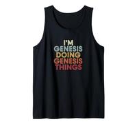 Genesis Name Genesis Personalized Name First Given Camiseta sin Mangas