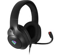 Genesis Neon 213 RGB - Auriculares inalámbricos para Videojuegos con micrófono, Controlador de 50 mm, iluminación RGB, Espuma de Memoria