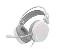 Genesis Neon 613 G2 - Auriculares estéreo con micrófono, Controlador de 50 mm, iluminación RGB, Control de Volumen, Clavija de 3,5 mm y USB, para PC y portátil