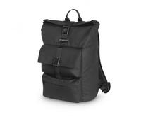 Genesis Pallad - Funda para ordenador portátil de 14,1 a 17,3 pulgadas, compartimento para ordenador portátil, mochila para universidad, trabajo, estudio, bolsa impermeable y cremallera, Negro, 28,5