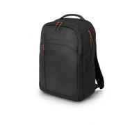 Genesis Pallad - Funda para ordenador portátil de 14,1 a 17,3 pulgadas, compartimento para ordenador portátil, mochila para universidad, trabajo, estudio, bolsa impermeable y cremallera, Negro , 30 x