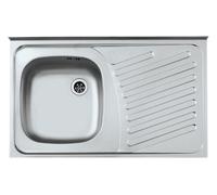 Genesis Primal fregadero de acero 80x50 cm acero 1009484KF