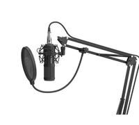 Genesis Radium 300 Studio XLR - Micrófono Profesional con Brazo y Filtro Pop, conexión XLR, Cardiode