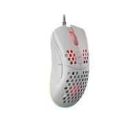 Genesis Gaming Ratón gaming Krypton 555 RGB sensor PMW3333 8000 DPI Blanco