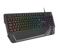 Genesis Gaming Teclado Gaming Rhod 350 RGB – Retroiluminación RGB, Layout Español, 104 teclas