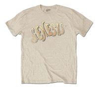 Genesis - T-Shirt # Xxl Unisex Neutral # Vintage Logo - Golden