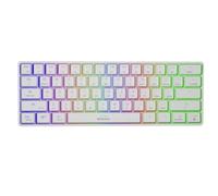 Genesis Teclado Gaming (Ingles) Thor 660 RGB Blanco con LED